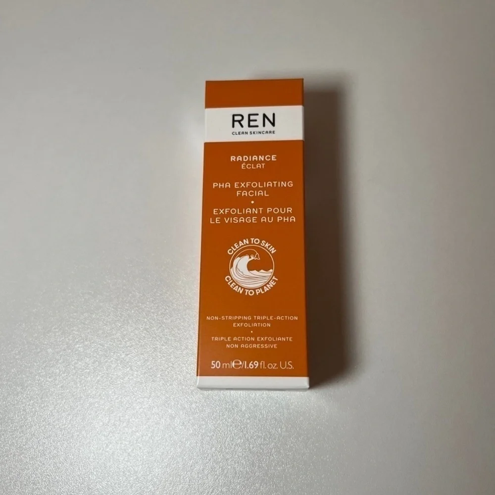 Ren Skincare radiance PHA exfoliating facial